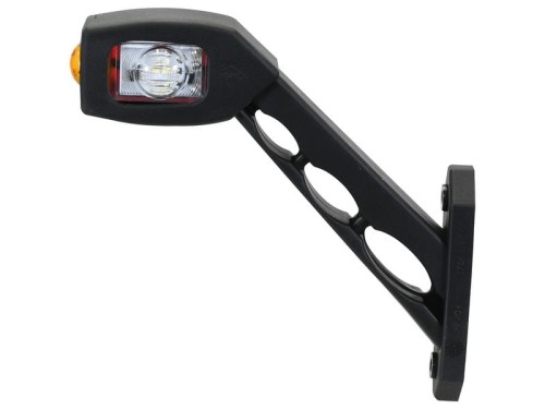 LED Lampa obrysowa - Przód, tył & Z bocznym zaworem, prawa, 12-24V S.113361 - Intertraktor