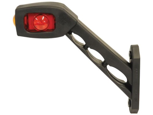 LED Lampa obrysowa - Przód, tył & Z bocznym zaworem, lewa, 12-24V S.113392 - Intertraktor