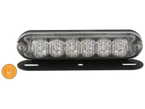 LED Obrysowe lampy ostrzegawcze, Interference: Class 3, Funkcje: jeden błysk, Podwójny błysk, 12-24V S.152731