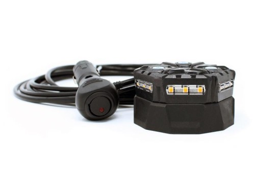 LED Lampa błyskowa MICRO BRIGHT, (Pomarańczowy) Interference: Class 5, Na magnes, 12V S.167701 - Intertraktor