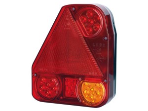 LED Lampa zespolona, Funkcje: 4, Hamulec / Tylna / Obrysowa / Przeciwmgielna, lewa, 12-24V S.113373