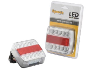LED Lampa zespolona, Funkcje: 4, Hamulec / Tylna / Kierunkowskaz / Tablica Rejestracyjna, Lewa/Prawa, 12V S.119479