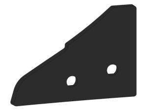 Płoza przednia, krótka - lewa (Kuhn) Zastępuje: 761111 S.166144