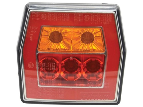 LED Lampa zespolona, Funkcje: 3, Hamulec / Tylna / Kierunkowskaz, Lewa/Prawa, 12-36V S.143048 - Intertraktor