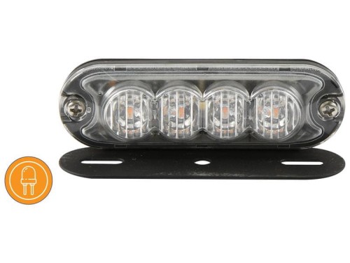 LED Obrysowe lampy ostrzegawcze, Interference: Class 3, Funkcje: jeden błysk, Podwójny błysk, 12-24V S.152728 - Intertraktor