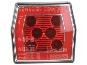 LED Lampa zespolona, Funkcje: 2, Tylna / Przeciwmgielna, Lewa/Prawa, 12-36V S.143053