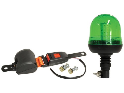 LED Zestaw lampy ostrzegawczej zielonej i pas biodrowy, Interference: Class 3, Mocowana na trzpień, 12-24V S.119893 - Intertraktor