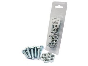 Zestaw śrub metrycznych, M10x40mm (DIN 933, DIN 934) Wytrzymałość na rozciąganie: 8.8. S.5912