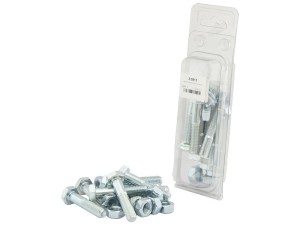 Śruba metryczna, Wymiar: M10x50mm (DIN 931, DIN 934) 10 szt agropak S.5913