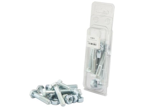 Śruba metryczna, Wymiar: M10x50mm (DIN 931, DIN 934) 10 szt agropak S.5913 - Intertraktor