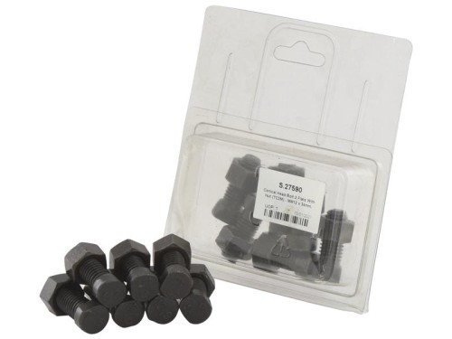 Śruba z nakrętką - M12x34mm, Wytrzymałość na rozciąganie 12.9 (6 szt agropak) S.27590 - Intertraktor