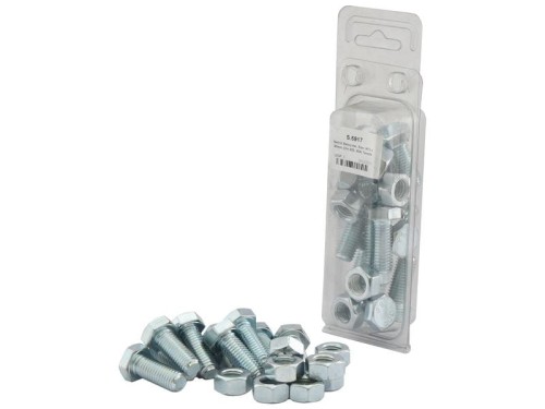 Zestaw śrub metrycznych, M12x30mm (DIN 933, DIN 934) Wytrzymałość na rozciąganie: 8.8. S.5917 - Intertraktor