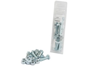 Zestaw śrub metrycznych, M12x40mm (DIN 933, DIN 934) Wytrzymałość na rozciąganie: 8.8. S.5918
