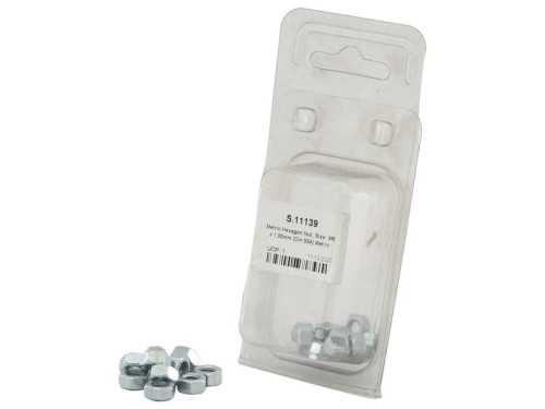 Nakrętka Sześciokątne, Wymiar: M6x1.00mm (DIN 934) Metric Coarse S.11139 - Intertraktor