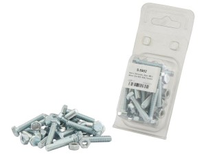 Zestaw śrub metrycznych, M6x30mm (DIN 933, DIN 934) Wytrzymałość na rozciąganie: 8.8. S.5902