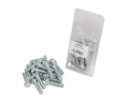 Śruba metryczna, Wymiar: M8x30mm (DIN 931) 20 szt agropak S.59940 - Intertraktor