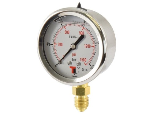 Manometer Ø63mm (0-100 bar) S.153758 - Intertraktor