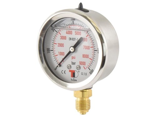 Manometer Ø63mm (0-600 bar) S.154020 - Intertraktor