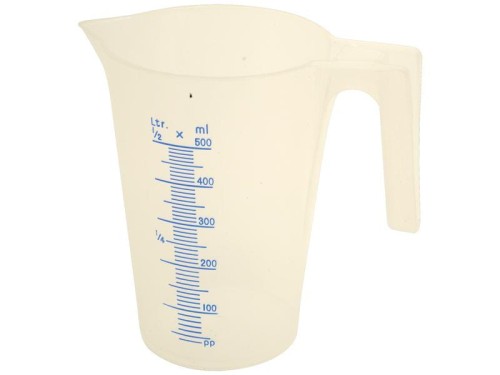 Przezroczyste Pojemnik z miarką - 0.5L S.11294 - Intertraktor