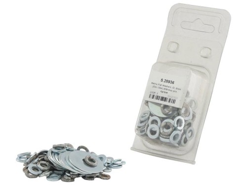 Płaskie, Średn. Wewn.: 6mm (DIN or Standard No. DIN 125A) 90 szt agropak S.28936 - Intertraktor
