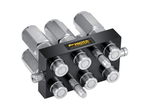 Multizłącze hydrauliczne gniazdo - Gwint żeński - x 1/2'' BSP - 2P608 Seria S.112623 - Intertraktor