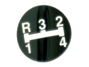 Naklejka na dźwignię zmiany biegów S.41757