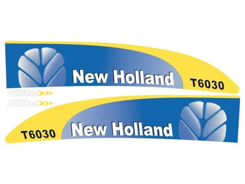 Zestaw naklejek - Ford / New Holland T6030 S.128815 - Intertraktor
