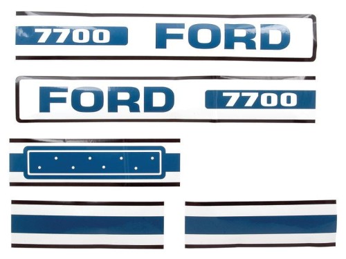 Zestaw naklejek - Ford / New Holland 7700 S.8423 - Intertraktor