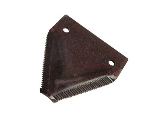 Nożyk górnie ryflowany - 81.5x76x2.75mm - Otwór Ø6.5mm - odległość pomiedzy otworami 52.5mm - ZastępujeMassey Ferguson Zastępuje: D44103700 S.78048 - Intertraktor