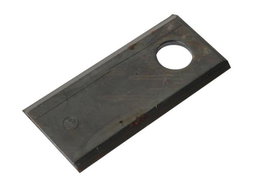 Nożyk - Płaskie ostrze, górna krawędź ostra - 103 x 48x4mm - Otwór Ø19mm - Lewa/Prawa - Zastępuje Fella, JF, Stoll Zastępuje: 122331 S.79607 - Intertraktor