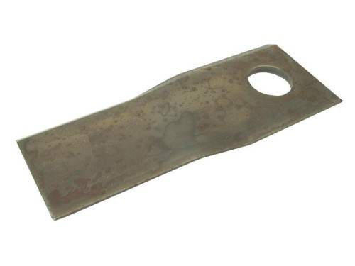 Nożyk - Obrotowe ostrze, górna krawędź ostra i równoległa - 120 x 48x4mm - Otwór Ø18.5mm - prawa - Zastępuje Vicon, Fella, Lely, Pottinger, Kuhn, New Holland Zastępuje: 99358700 S.77075 - Intertraktor