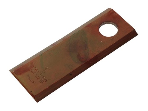 Nożyk - Płaskie ostrze, górna krawędź ostra - 123 x 40x4mm - Otwór Ø18.25mm - Lewa/Prawa - Zastępuje Kuhn Zastępuje: 56451210 S.105674 - Intertraktor
