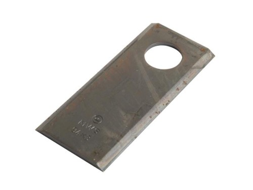 Nożyk - Płaskie ostrze, górna krawędź ostra - 94 x 40x3mm - Otwór Ø19mm - Lewa/Prawa - Zastępuje Claas, Niemeyer Zastępuje: 9781860 S.105706 - Intertraktor
