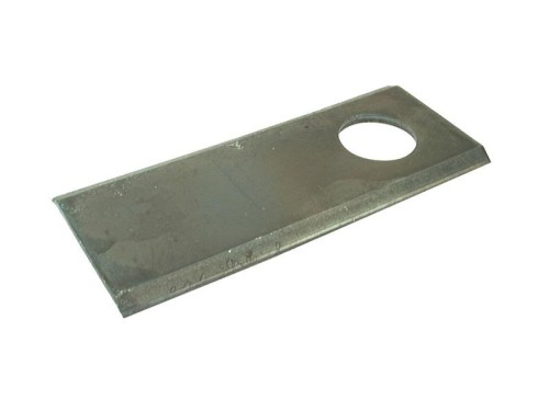 Nożyk - Płaskie ostrze, górna krawędź ostra - 96 x 40x3mm - Otwór Ø19mm - Lewa/Prawa - Zastępuje Deutz-Fahr, Claas, Fella, Niemeyer, PZ, Pottinger, Krone Zastępuje: 06561542 S.77057 - Intertraktor