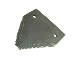 Nożyk górnie ryflowany - 83x76x2.75mm - Otwór Ø6.5mm - odległość pomiedzy otworami 50mm - ZastępujeJohn Deere Zastępuje: P49650H S.78437