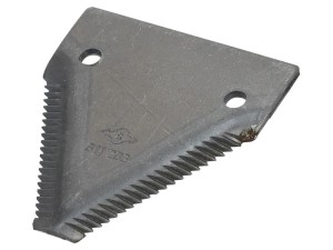 Nożyk górnie ryflowany - 83x76x2.75mm - Otwór Ø6.5mm - odległość pomiedzy otworami 51mm - ZastępujeClaas Zastępuje: 6112031 S.78422