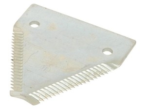 Nożyk górnie ryflowany - 83x76x3mm - Otwór Ø6mm - odległość pomiedzy otworami 52mm - ZastępujeNew Holland Zastępuje: 84429103 S.79458