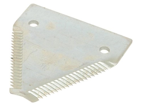 Nożyk górnie ryflowany - 83x76x3mm - Otwór Ø6mm - odległość pomiedzy otworami 52mm - ZastępujeNew Holland Zastępuje: 84429103 S.79458 - Intertraktor