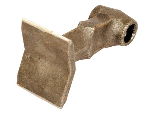 Nóż bijakowy, Szerokość górna: 44mm, Szerokość podstawy: 55mm, Otwór Ø: 20.5mm, Promień 115mm - Zastępuje Spearhead, Bomford Zastępuje: 0577510 S.106522 - Intertraktor