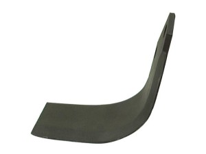 Nóż do glebogryzarki Zakrzywiony lewa 80x7mm Wysokość: 195mm. odległość pomiedzy otworami: 57mm. Otwór Ø: 14.5mm. Zastępuje Breviglieri, Celli Zastępuje: 732358 S.77356