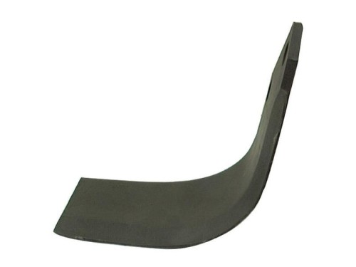 Nóż do glebogryzarki Zakrzywiony lewa 80x7mm Wysokość: 195mm. odległość pomiedzy otworami: 57mm. Otwór Ø: 14.5mm. Zastępuje Breviglieri, Celli Zastępuje: 732358 S.77356 - Intertraktor
