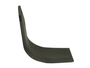 Nóż do glebogryzarki Zakrzywiony prawa strona 80x7mm Wysokość: 195mm. odległość pomiedzy otworami: 57mm. Otwór Ø: 14.5mm. Zastępuje Breviglieri, Celli Zastępuje: 20322 S.77355