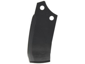 Nóż do glebogryzarki Zakrzywiony prawa strona 80x7mm Wysokość: 192mm. odległość pomiedzy otworami: 48mm. Otwór Ø: 14.5mm. Zastępuje Maschio S.79781