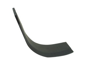 Nóż do glebogryzarki Zakrzywiony prawa strona 80x7mm Wysokość: 205mm. odległość pomiedzy otworami: 57mm. Otwór Ø: 13.5mm. Zastępuje Breviglieri, Howard Zastępuje: 9949 S.77225