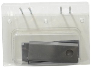 Nożyk - Obrotowe ostrze, górna krawędź ostra i równoległa - 120 x 48x4mm - Otwór Ø18.5mm - Lewa/Prawa - Zastępuje Vicon S.27635