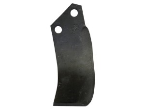 Nóż do glebogryzarki Zakrzywiony lewa 70x7mm Wysokość: 187mm. odległość pomiedzy otworami: 46mm. Otwór Ø: 14.5mm. Zastępuje Sovema Zastępuje: 900111004 S.72254