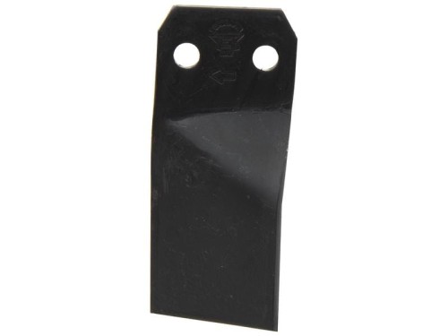 Nóż do glebogryzarki Skręcony prawa strona 80x8mm Wysokość: odległość pomiedzy otworami: 44mm. Otwór Ø: 14.5mm. Zastępuje Maschio Zastępuje: 26100417 S.77270 - Intertraktor