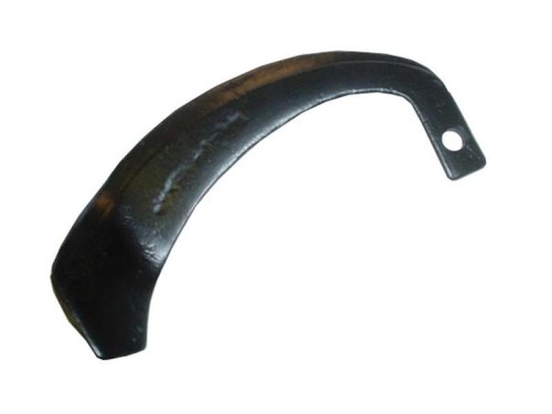 Nóż do glebogryzarki Zakrzywiony prawa strona. Szerokość: 25mm, Wysokość: 220mm, Otwór Ø: 12mm. Zastępuje Yanmar Zastępuje: 19510718510 S.70554 - Intertraktor