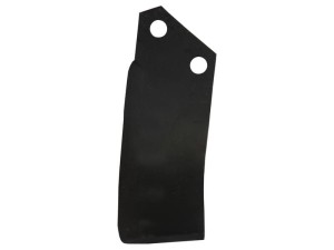 Nóż do glebogryzarki prawa strona 70x7mm Wysokość: 187mm. odległość pomiedzy otworami: 46mm. Otwór Ø: 14.5mm. Zastępuje Sovema Zastępuje: 900111003 S.72255