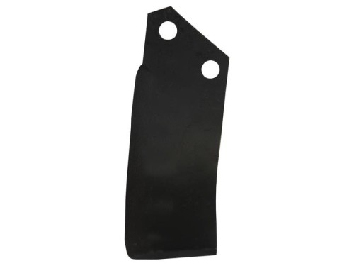 Nóż do glebogryzarki prawa strona 70x7mm Wysokość: 187mm. odległość pomiedzy otworami: 46mm. Otwór Ø: 14.5mm. Zastępuje Sovema Zastępuje: 900111003 S.72255 - Intertraktor